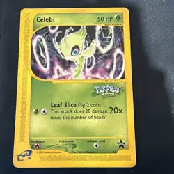 Celebi 50/53 Wotc Black Star Promo Pokemon - Image 1