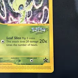 Celebi 50/53 Wotc Black Star Promo Pokemon - Image 4