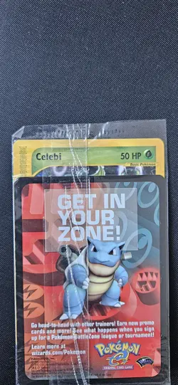 Pokemon Card Black Star Promo Celebi 50 Pokemon 4ever Stamp E Series WOTC Sealed - Image 1
