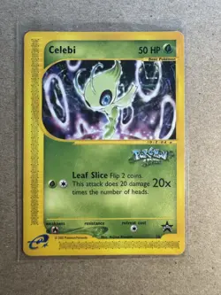 Celebi Black Star #50 Pokemon Promo Vintage TCG WOTC Pokemon #50 2002 - Image 1