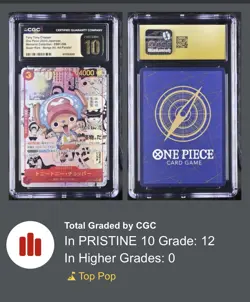 Chopper Manga EB01-006 One Piece JPN CGC Pristine 10 One Piece TCG - Image 3