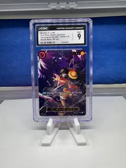 One Piece Monkey D Luffy SP OP09-119 SEC SP OP13 Carrying On His Will JPN CGC 9 - Image 3