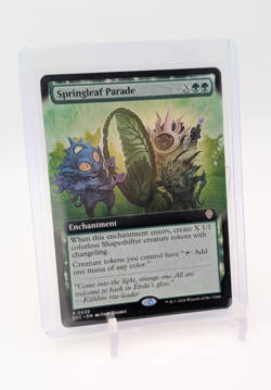 MTG - Springleaf Parade - Extended Art Rare #39 - Commander: Lorwyn Eclipsed NM - Image 1