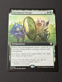 Springleaf Parade (Extended Art) Commander: Lorwyn Eclipsed Regular - Image 1