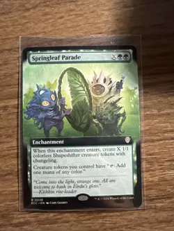 Springleaf Parade (Extended Art) Commander: Lorwyn Eclipsed Regular - Image 1
