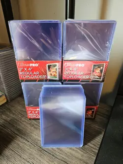 BEST PRICED Ultra Pro Toploaders Clear Hard Card Sleeves MTG Pokemon Yugioh! - Image 1