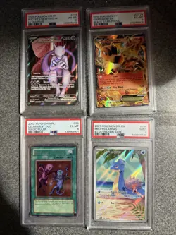 Graded Cards Lot Of 18 Pokemon And Yugioh PSA - Image 2