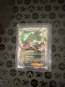 Pokemon TCG Rayquaza EX BW47 Promo Holo Rare Trading Card - Image 1