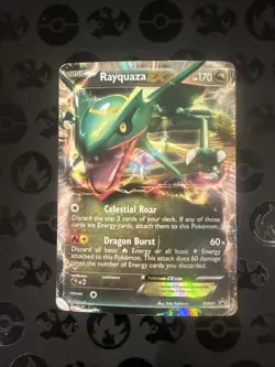 Pokemon TCG Rayquaza EX BW47 Promo Holo Rare Trading Card - Image 3