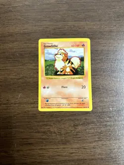 GROWLITHE - Base Set - 28/102 - Uncommon - Pokemon Card - Unlimited Edition - NM - Image 1