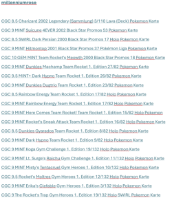 Pokemon Cards Collection Reserved 20 CGC Pokemon Cards - Image 1