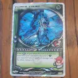 Yu Yu Hakusho TCG Ghost Files Power Strike Holo Attack Card Score 2003 NM - Image 2