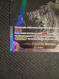 2025 TCG Godzilla vs. Godzilla Card Game Gold Sp Variant EBP01-075+ - Image 5