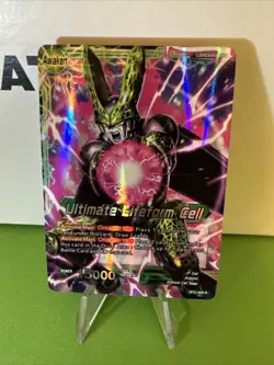 Dragon Ball Super Cell/Ultimate Lifeform Cell BT2-068 R Foil NM Leader Card - Image 1