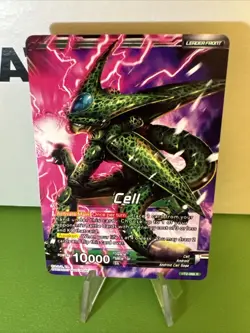 Dragon Ball Super Cell/Ultimate Lifeform Cell BT2-068 R Foil NM Leader Card - Image 2