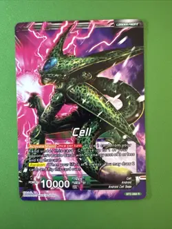 Dragon Ball Super Cell/Ultimate Lifeform Cell BT2-068 R Foil NM Leader Card - Image 4