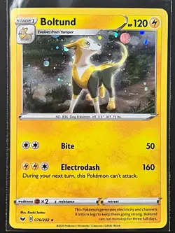 Boltund - (Cosmos Holo) 076/202 Miscellaneous Cards & Products Holo - Image 1