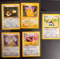 32 Pokemon Cards from Sets: Base 102/Rocket/Fossil/Jungle/Gen2 - Image 3