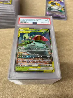 Pokemon Cards - PSA 9 Celebi & Venusaur GX 1/181 - eBay Live - Image 1