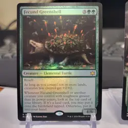 Fecund Greenshell - Bloomburrow Foil - Image 1