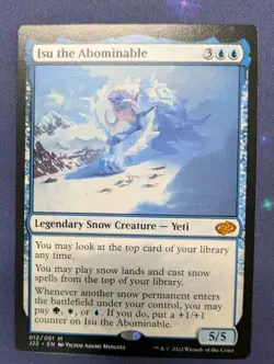 Isu The Abominable - MISCUT NM - J22 - MTG Jumpstart 2022 - SNOW - Image 1