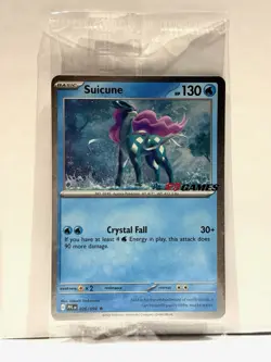 Suicune 026/094 EB Games Stamped Promo Sealed Phantasmal Flames Pokemon Card TCG - Image 1