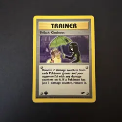 Pokemon TCG Erika's Kindness 103/132 (1st Edition / Gym Challenge / 2000 / NM) - Image 1