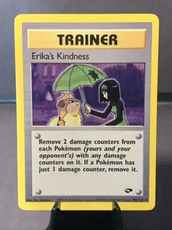 Pokemon TCG Erika's Kindness #103/132 Gym Challenge Non Holo Rare 2000 WOTC VTG - Image 1