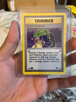 Pokemon TCG Erika's Kindness 103/132 Gym Challenge 1st Edition (English) - NM - Image 1