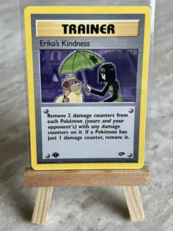 Pokemon TCG Erika's Kindness 103/132 Gym Challenge 1st Edition (English) - NM - Image 1