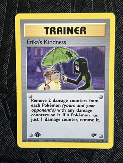 Pokemon TCG Erika's Kindness 103/132 Gym Challenge 1st Edition (English) - NM - Image 3
