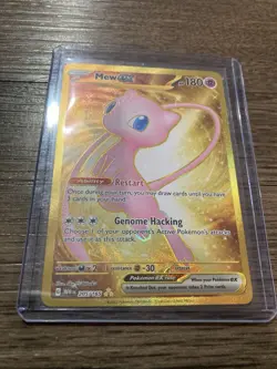 2023 Pokemon Scarlet & Violet 151 Mew 205/165 Gold Hyper Rare Non Metal Mint - Image 1
