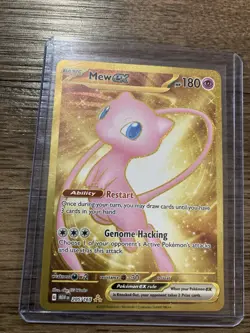 2023 Pokemon Scarlet & Violet 151 Mew 205/165 Gold Hyper Rare Non Metal Mint - Image 2