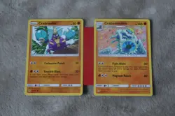 Pokemon TCG Unbroken Bonds CRABRAWLER 104/214 + CRABOMINABLE 105/214 - Image 1