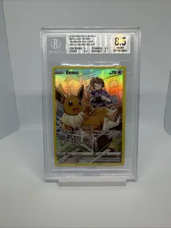 2022 POKEMON SWORD & SHIELD BRILLIANT STARS #TG11 FULL ART/EEVEE BGS 8.5 Beckett - Image 1