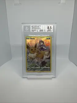 2022 POKEMON SWORD & SHIELD BRILLIANT STARS #TG11 FULL ART/EEVEE BGS 8.5 Beckett - Image 2
