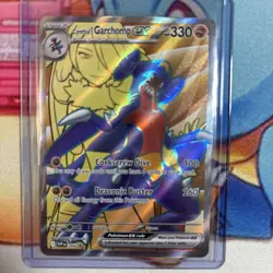 Cynthia’s Garchomp ex SVP 204 Black Star Promo Full Art Pokemon: Destined Rivals - Image 1