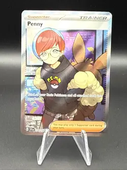 Penny 239/198 Pokemon Scarlet & Violet Base Set Full Art Ultra Rare Near Mint - Image 1
