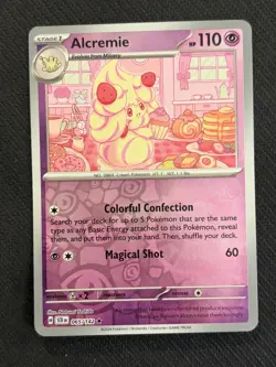 Alcremie 065/142 Stellar Crown Reverse holo ~ Cute Pink Pokemon Gallery - Image 1