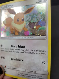 Pokemon Eevee Holo Black Star Promo TCG SM184 LP - Image 4