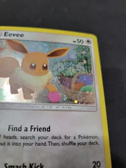 Pokemon Eevee Holo Black Star Promo TCG SM184 LP - Image 5