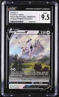 Pokemon CGC 9.5 Arceus V SWSH204 Arceus V Figure Collection Promo Mint+ - Image 1