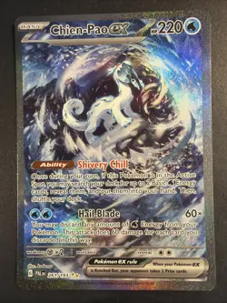 Pokemon TCG Chien-Pao ex Scarlet & Violet - Paldea Evolved 261/193 Holo Special - Image 1