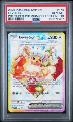 PSA 10 - 2025 Pokemon SVP EN Super-Premium Collection SPC - EEVEE #174 (2707) - Image 1