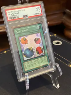 2003 YuGiOh SDJ-041 - Scapegoat - MINT - PSA 9 - Super Rare! - Image 3