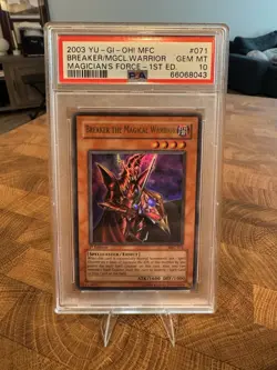 2003 Yu-Gi-Oh! Breaker the Magical Warrior MFC-071 1st Edition PSA 10 - Image 1