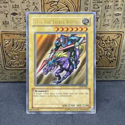 Yugioh Gaia the Fierce Knight LOB-006 Original Print Ultra Rare NM - Image 1