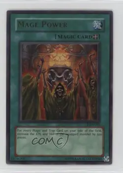 Mage Power Unlimited YuGiOh Labyrinth of Nightmare #LON-050 2003 - Image 1