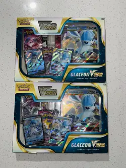 Lot of 2x Pokemon TCG Glaceon VSTAR Special Collection Sealed Boxes Ships Today! - Image 3