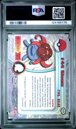 2000 TOPPS CHROME POKEMON T.V. #44 GLOOM PSA 9 - Image 2